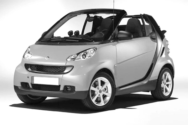 Smart Fortwo convertible automatic - Sorrento Car Rent